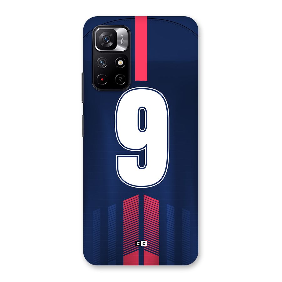 Jersy No 9 Back Case for Redmi Note 11T 5G