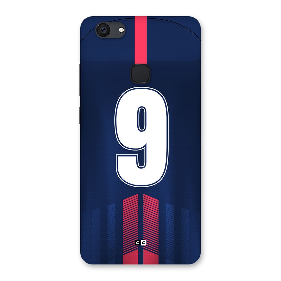 Jersy No 9 Back Case for Vivo V7 Plus