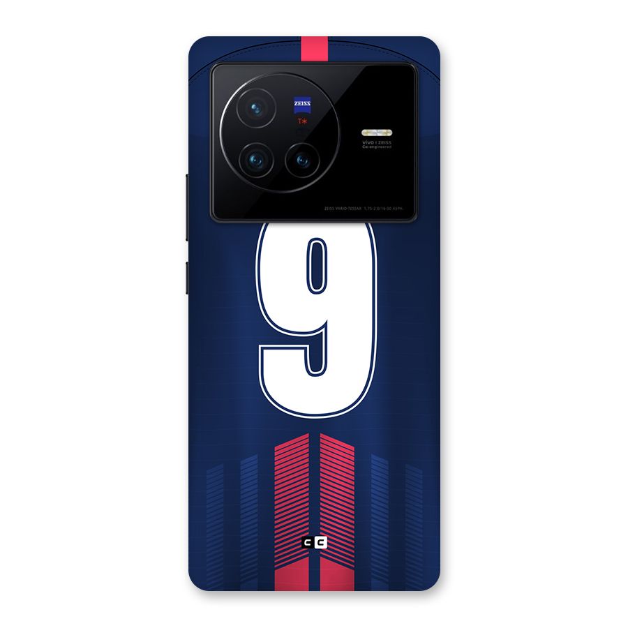 Jersy No 9 Back Case for Vivo X80
