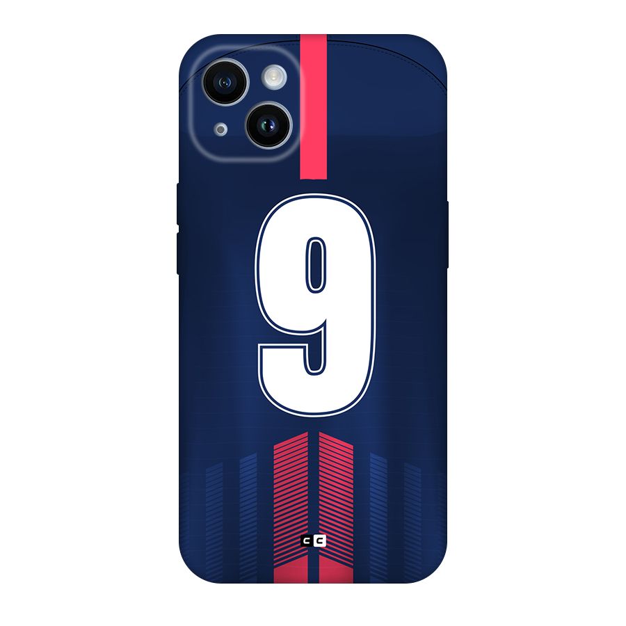 Jersy No 9 Back Case for iPhone 14
