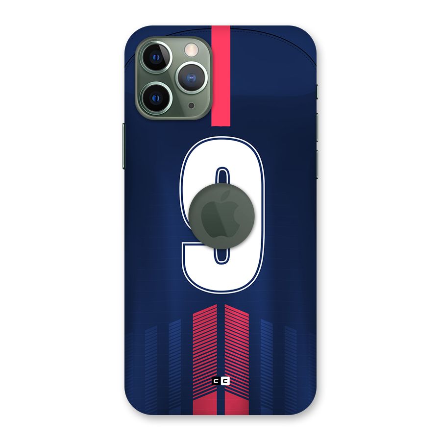 Jersy No 9 Back Case for iPhone 11 Pro Logo Cut