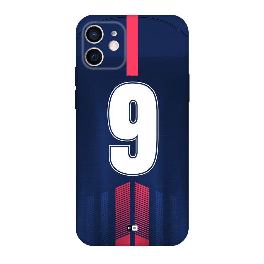 Jersy No 9 Back Case for iPhone 12