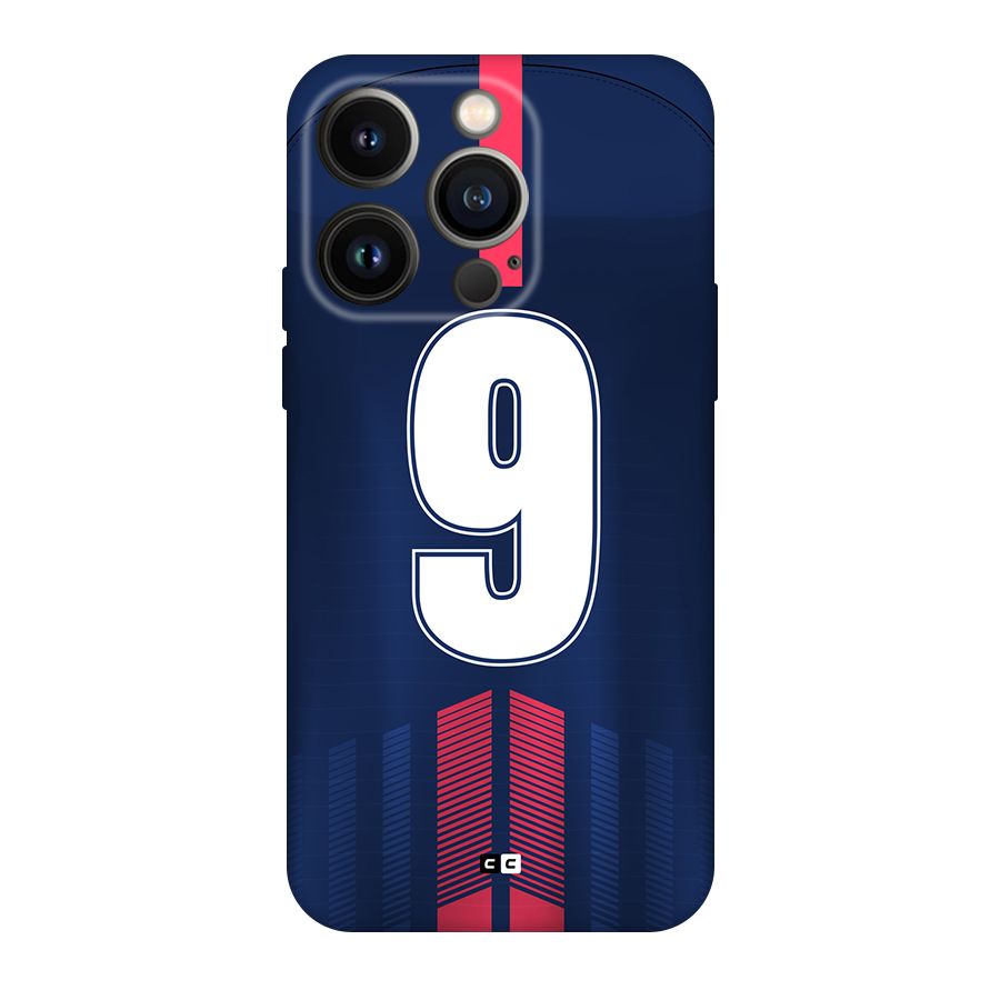 Jersy No 9 Back Case for iPhone 14 Pro