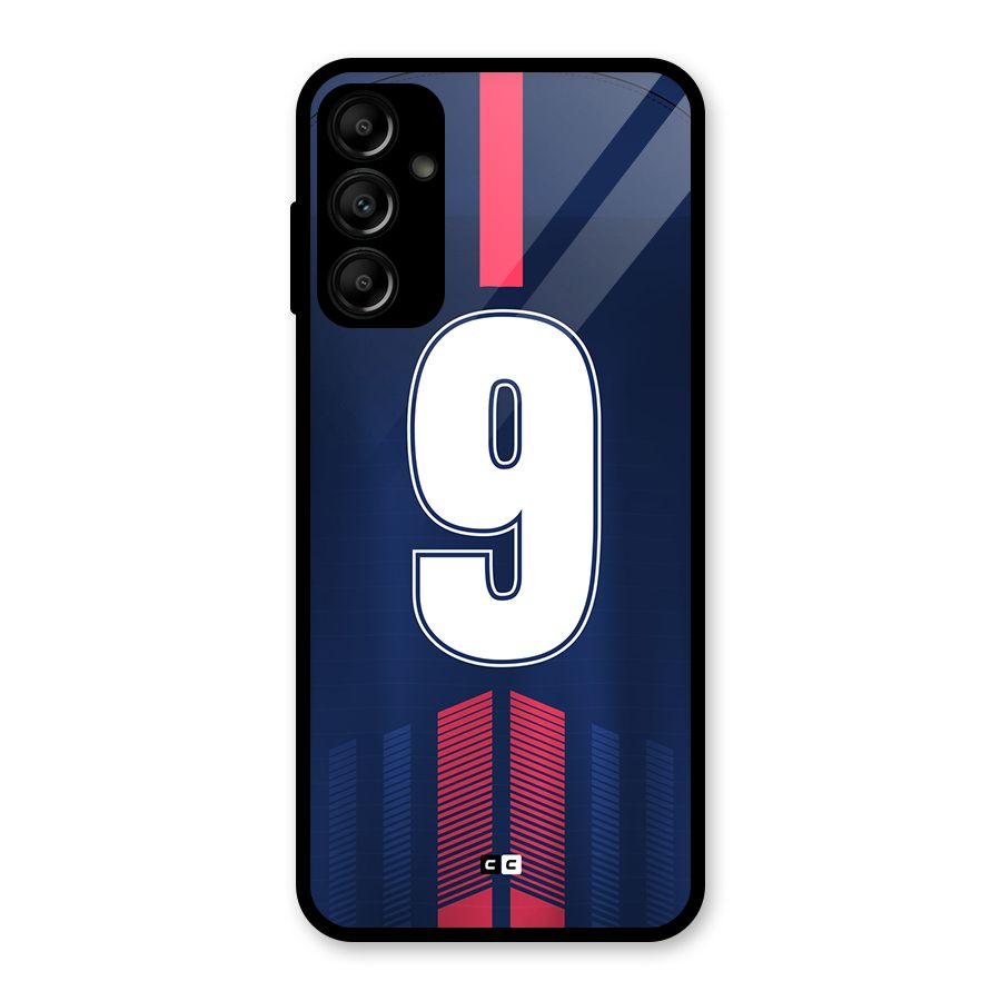 Jersy No 9 Glass Back Case for Galaxy A14 5G
