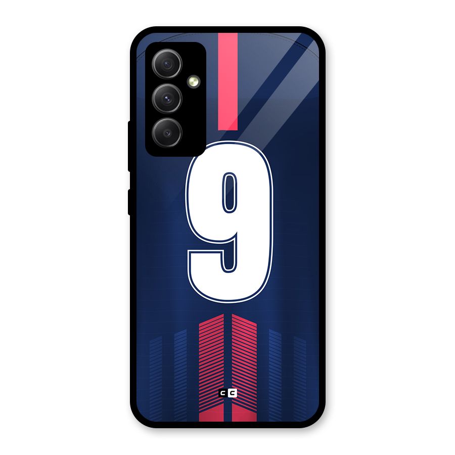 Jersy No 9 Glass Back Case for Galaxy A34