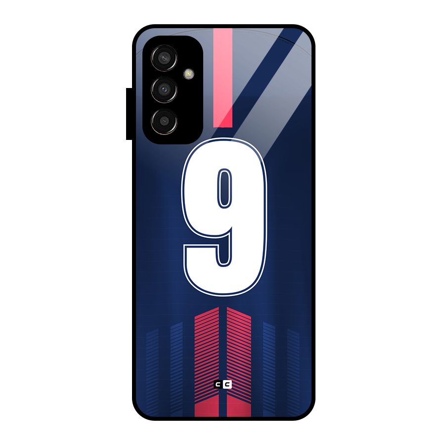 Jersy No 9 Glass Back Case for Galaxy F13