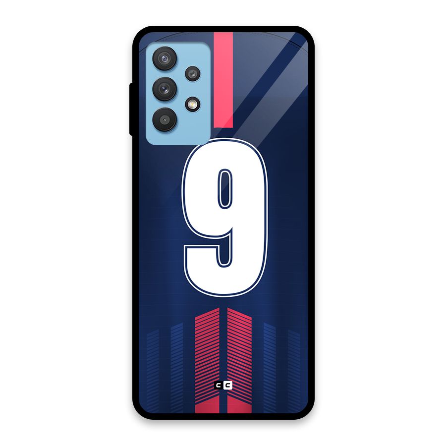 Jersy No 9 Glass Back Case for Galaxy M32 5G