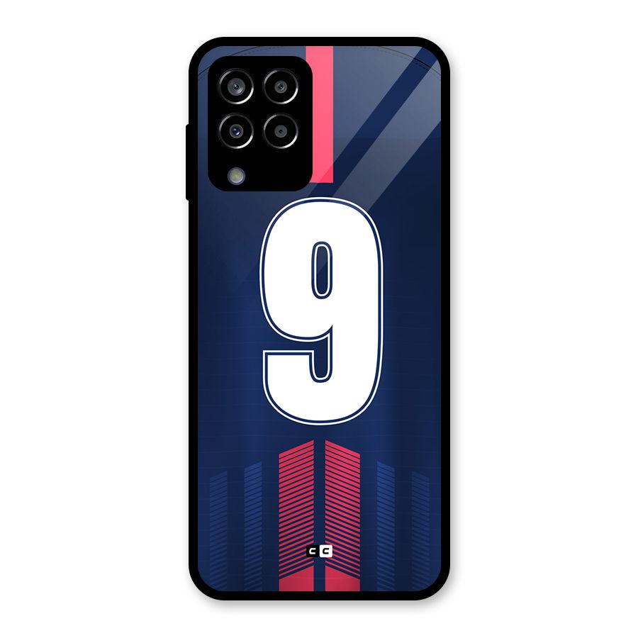 Jersy No 9 Glass Back Case for Galaxy M33