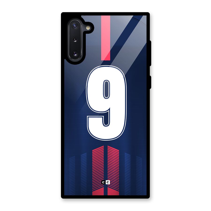Jersy No 9 Glass Back Case for Galaxy Note 10