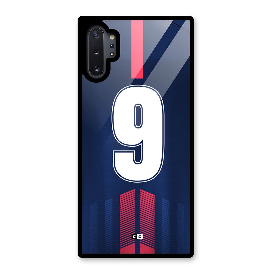 Jersy No 9 Glass Back Case for Galaxy Note 10 Plus