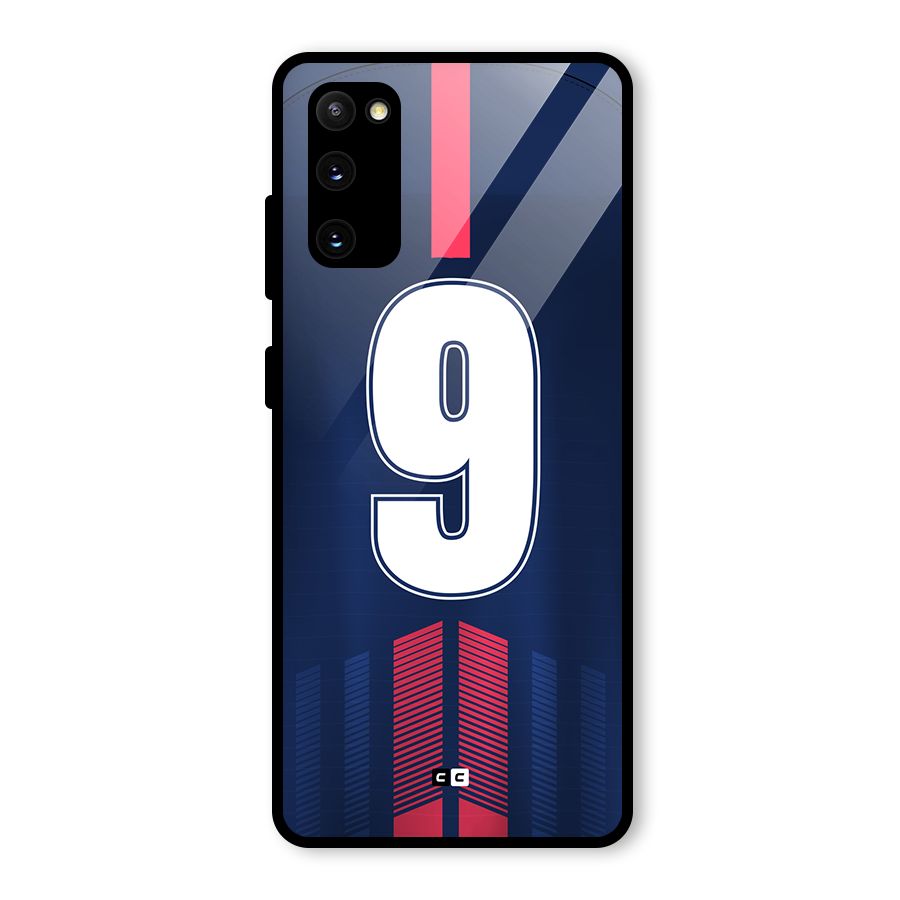 Jersy No 9 Glass Back Case for Galaxy S20 FE 5G