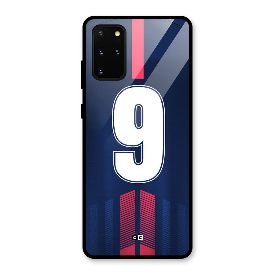 Jersy No 9 Glass Back Case for Galaxy S20 Plus
