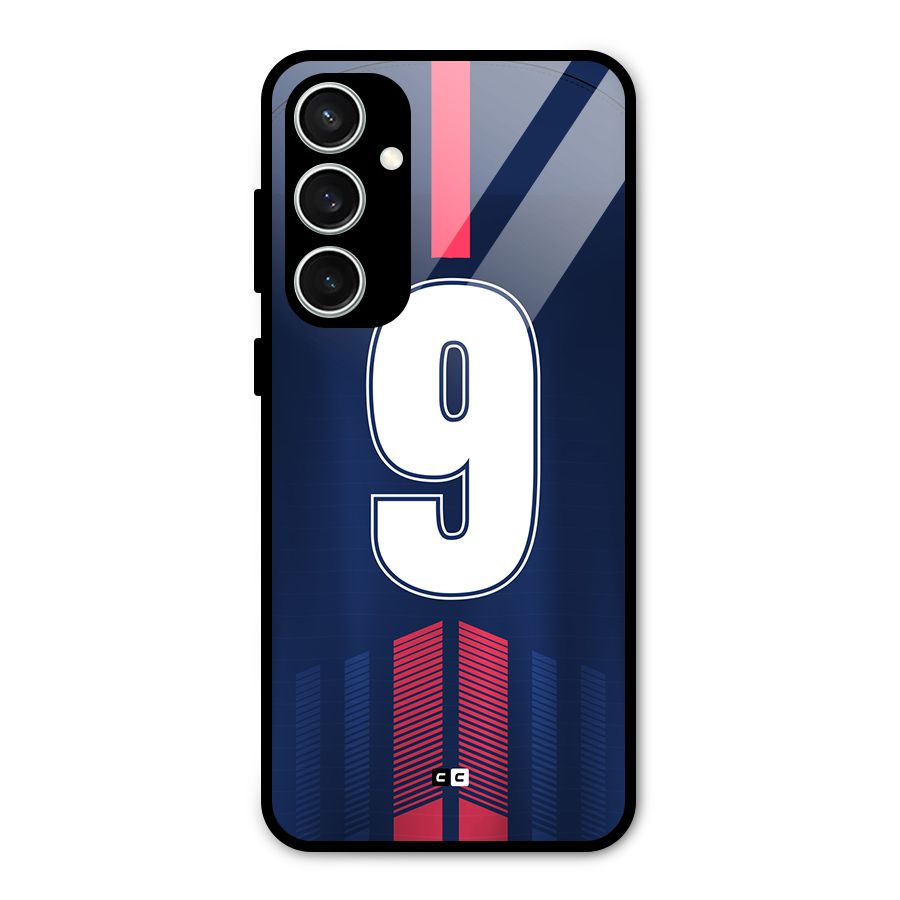 Jersy No 9 Glass Back Case for Galaxy S23 FE