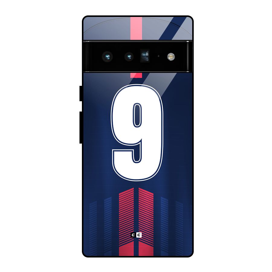 Jersy No 9 Glass Back Case for Google Pixel 6 Pro