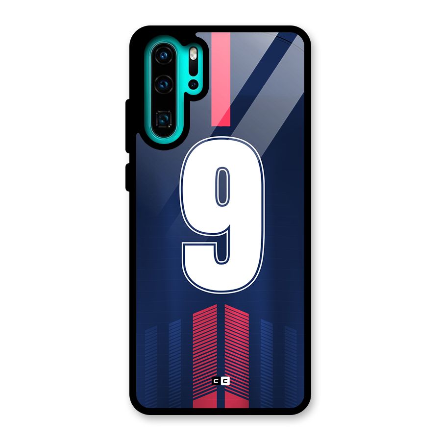 Jersy No 9 Glass Back Case for Huawei P30 Pro