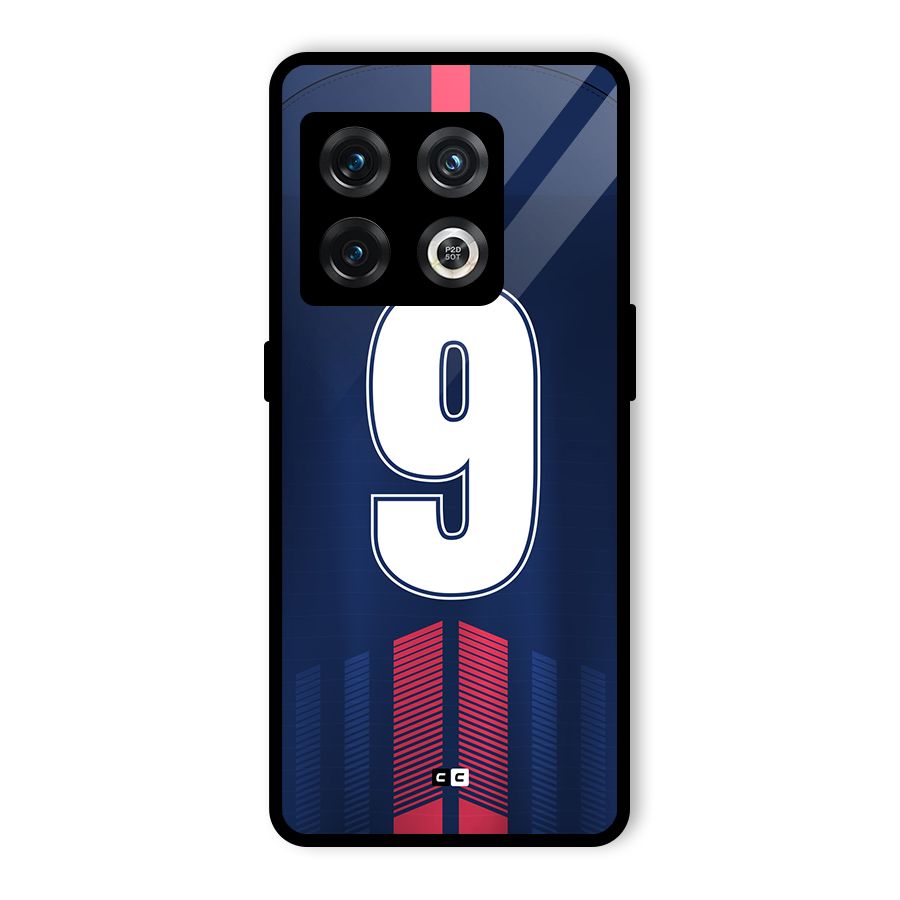 Jersy No 9 Glass Back Case for OnePlus 10 Pro 5G