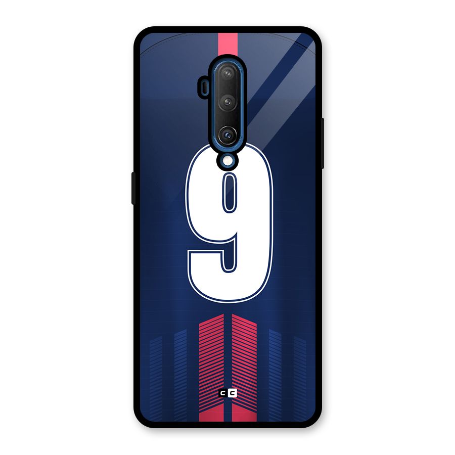 Jersy No 9 Glass Back Case for OnePlus 7T Pro