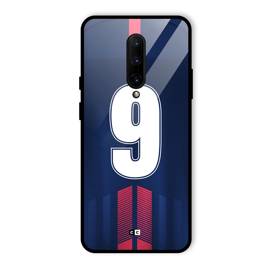 Jersy No 9 Glass Back Case for OnePlus 7 Pro