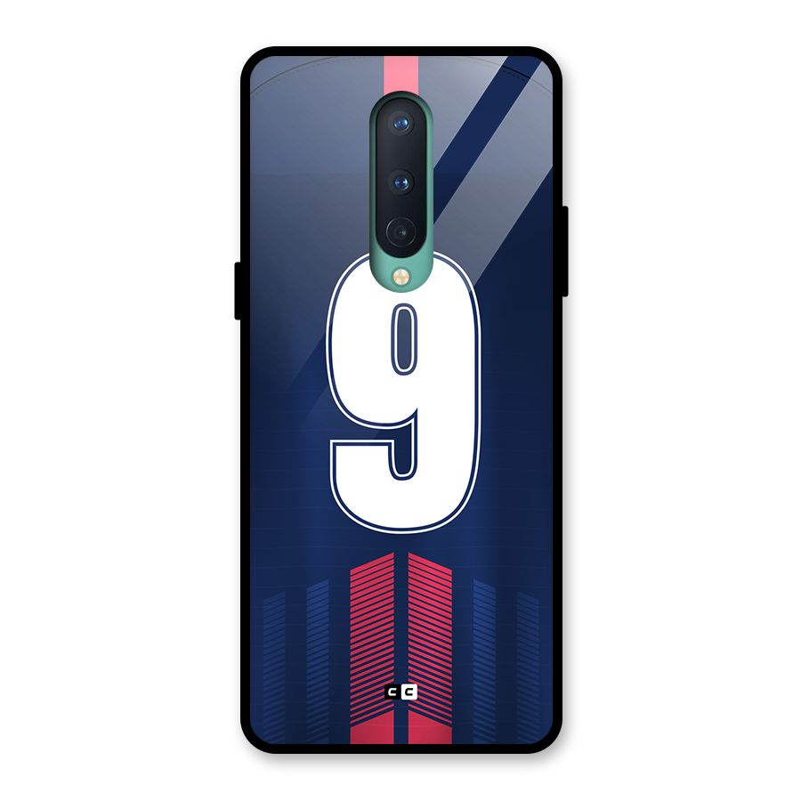Jersy No 9 Glass Back Case for OnePlus 8
