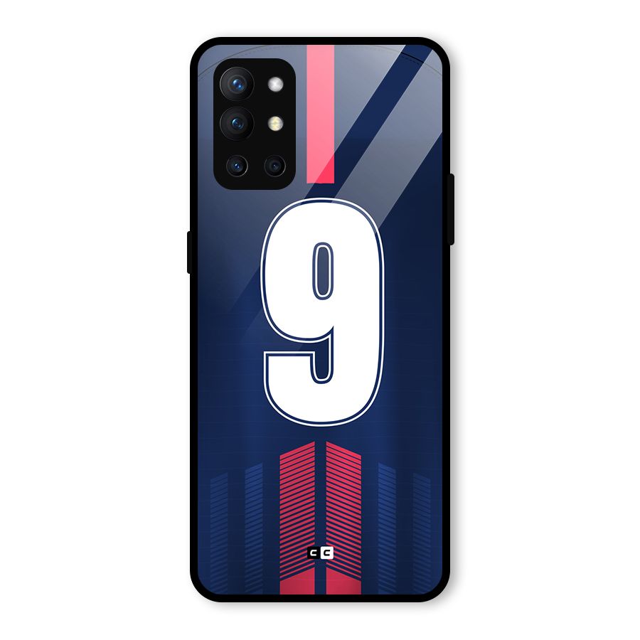 Jersy No 9 Glass Back Case for OnePlus 9R