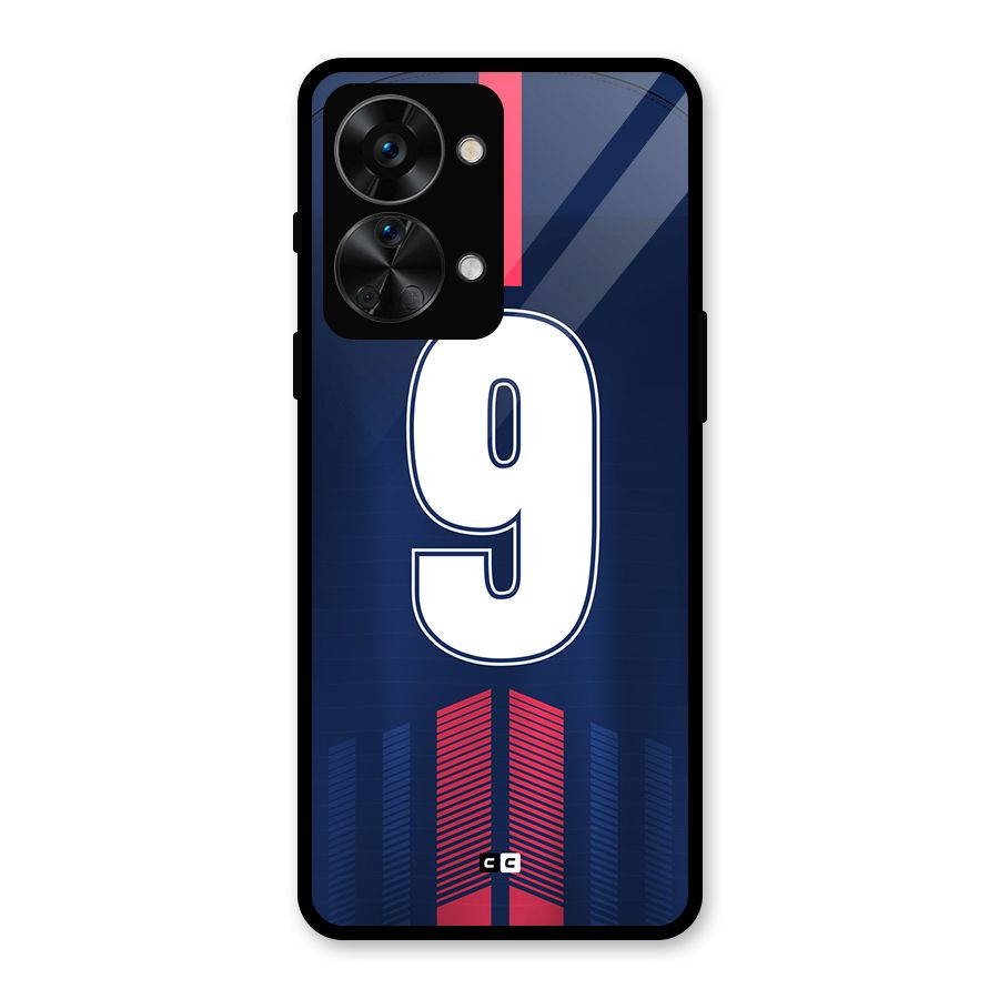 Jersy No 9 Glass Back Case for OnePlus Nord 2T