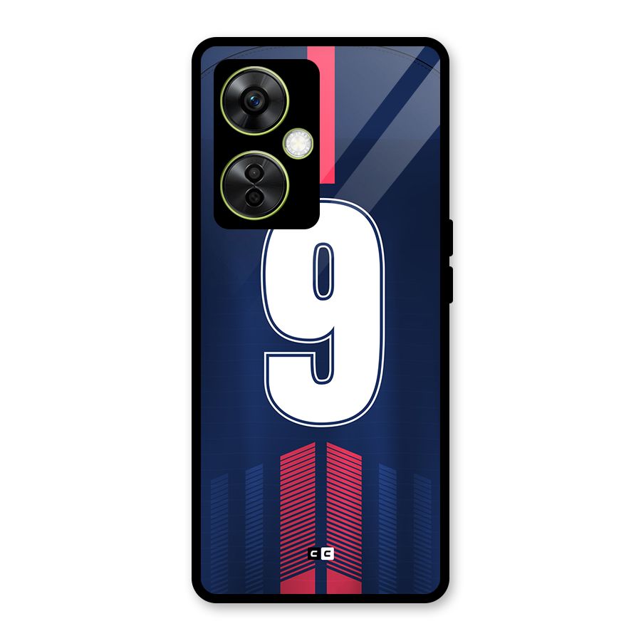 Jersy No 9 Glass Back Case for OnePlus Nord CE 3 Lite