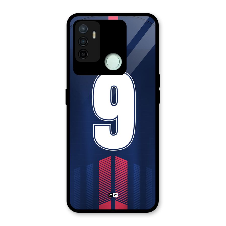 Jersy No 9 Glass Back Case for Oppo A53