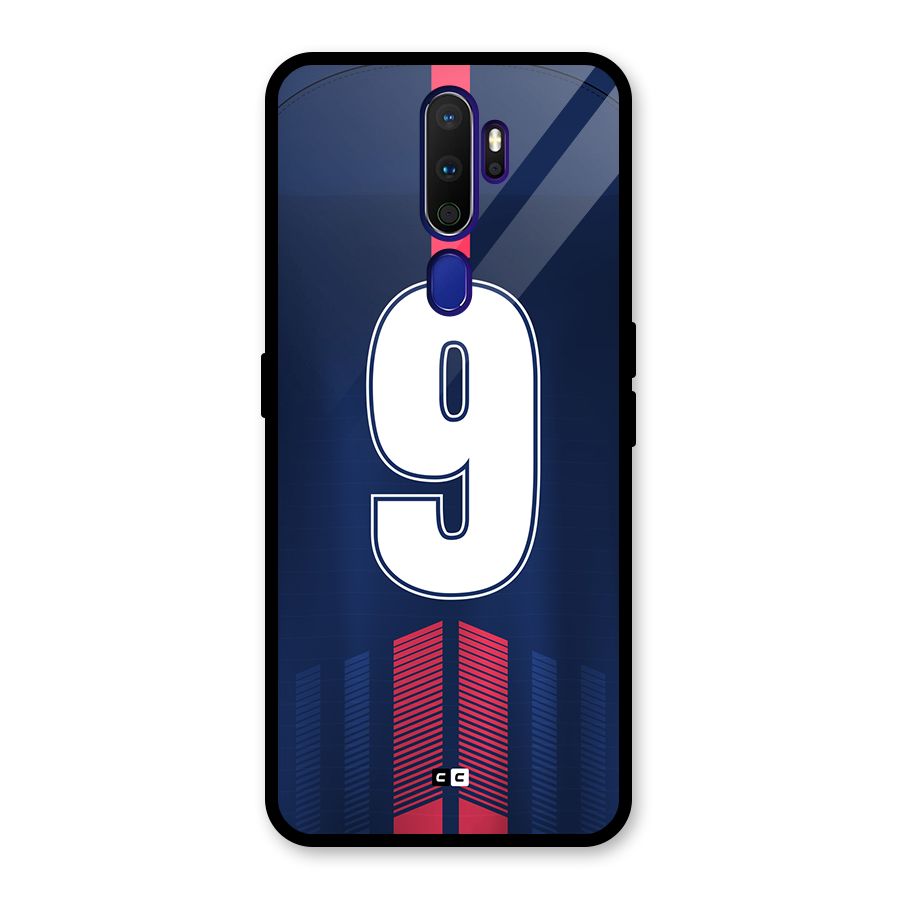 Jersy No 9 Glass Back Case for Oppo A9 (2020)