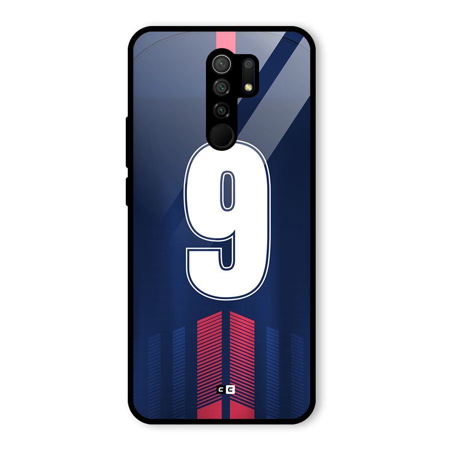 Jersy No 9 Glass Back Case for Poco M2