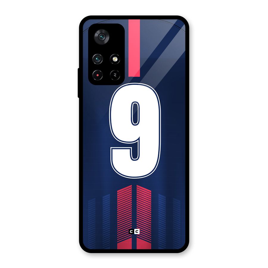 Jersy No 9 Glass Back Case for Poco M4 Pro 5G