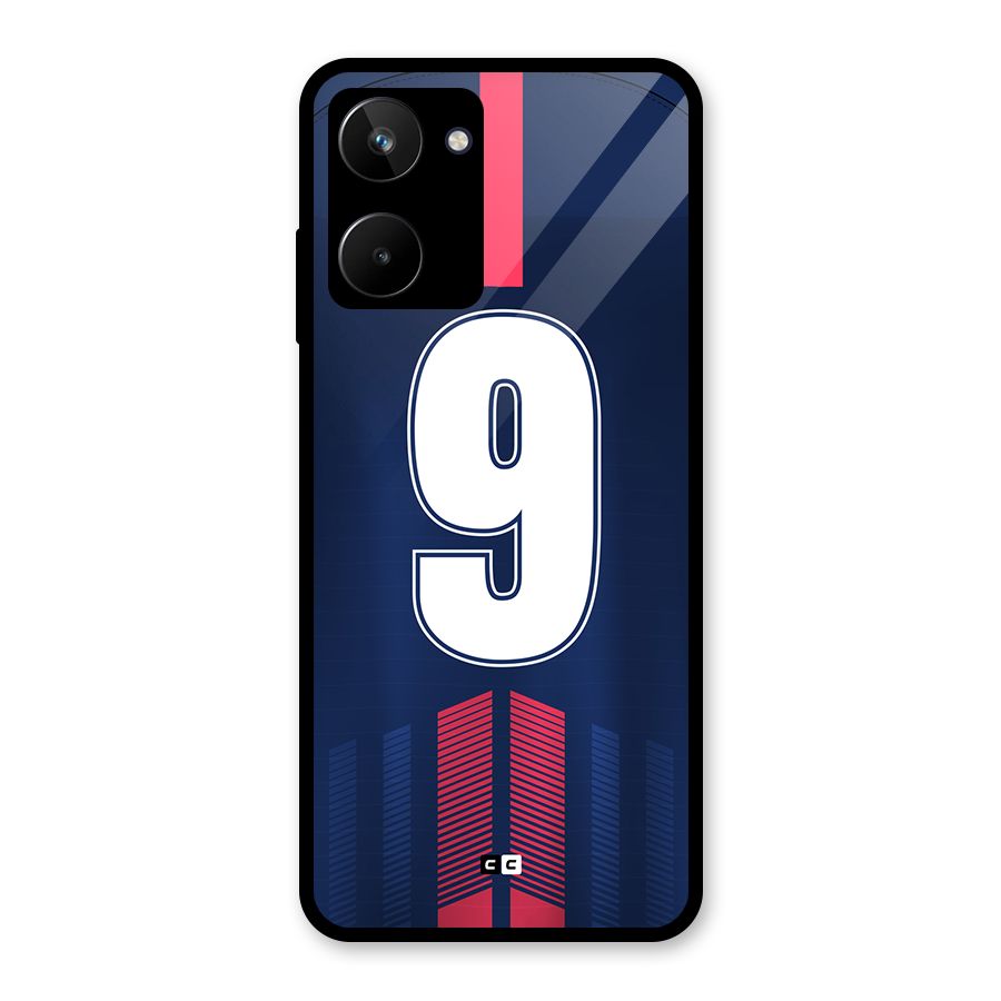 Jersy No 9 Glass Back Case for Realme 10