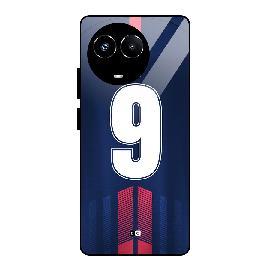 Jersy No 9 Glass Back Case for Realme 11X