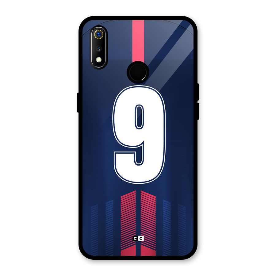 Jersy No 9 Glass Back Case for Realme 3i