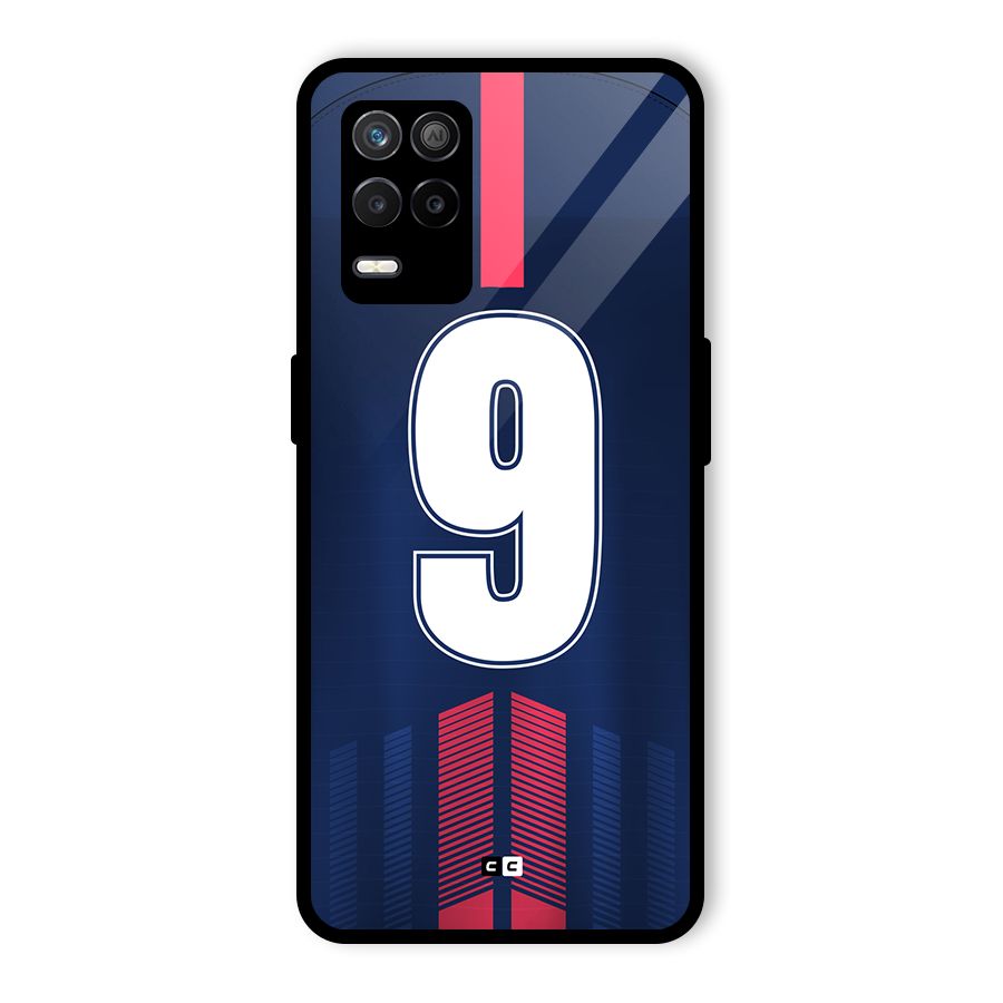 Jersy No 9 Glass Back Case for Realme 8s 5G