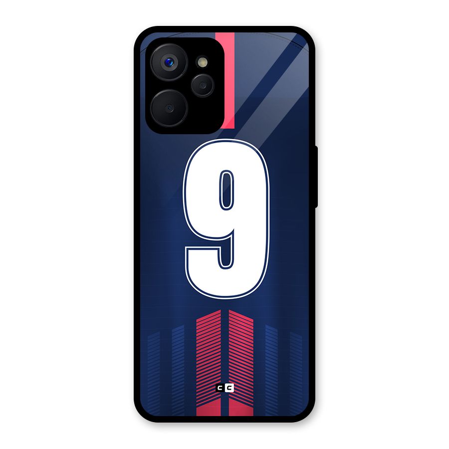 Jersy No 9 Glass Back Case for Realme 9i 5G