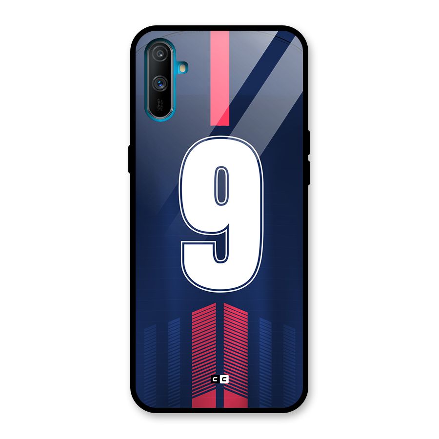 Jersy No 9 Glass Back Case for Realme C3
