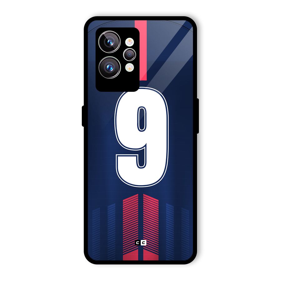 Jersy No 9 Glass Back Case for Realme GT2 Pro