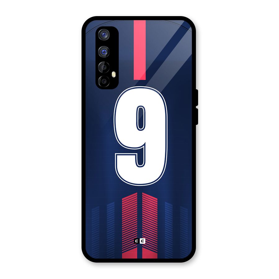 Jersy No 9 Glass Back Case for Realme Narzo 20 Pro