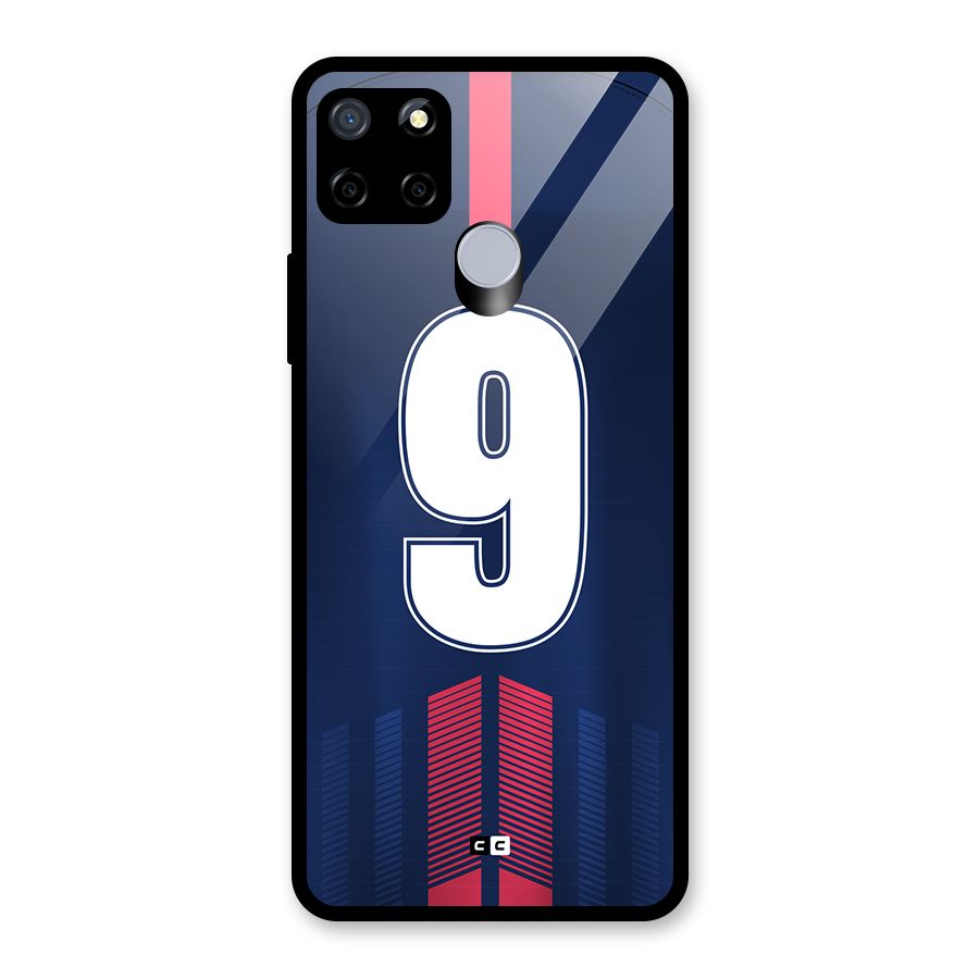 Jersy No 9 Glass Back Case for Realme Narzo 30A