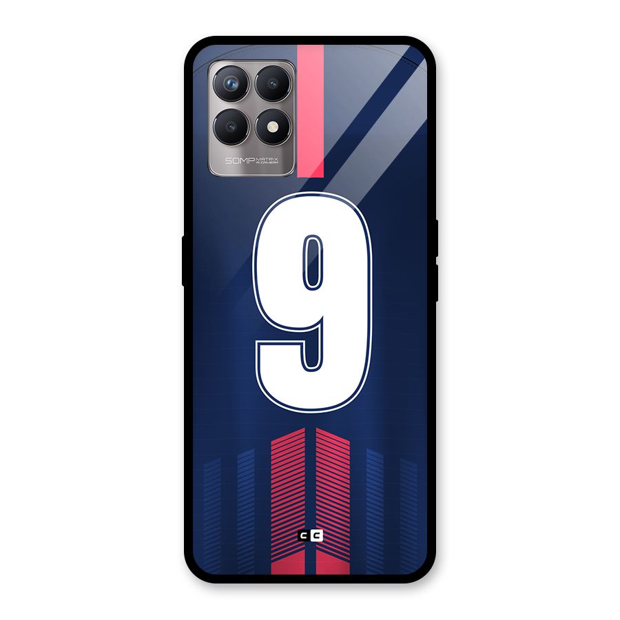 Jersy No 9 Glass Back Case for Realme Narzo 50