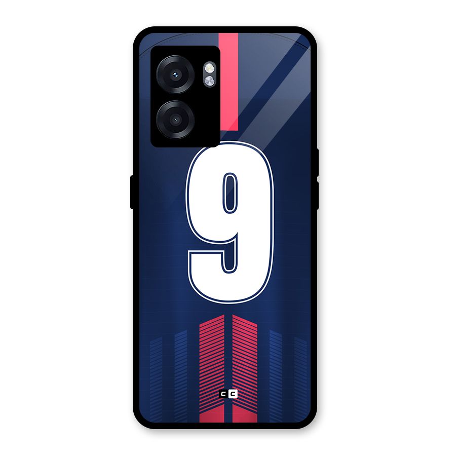 Jersy No 9 Glass Back Case for Realme Narzo 50 5G