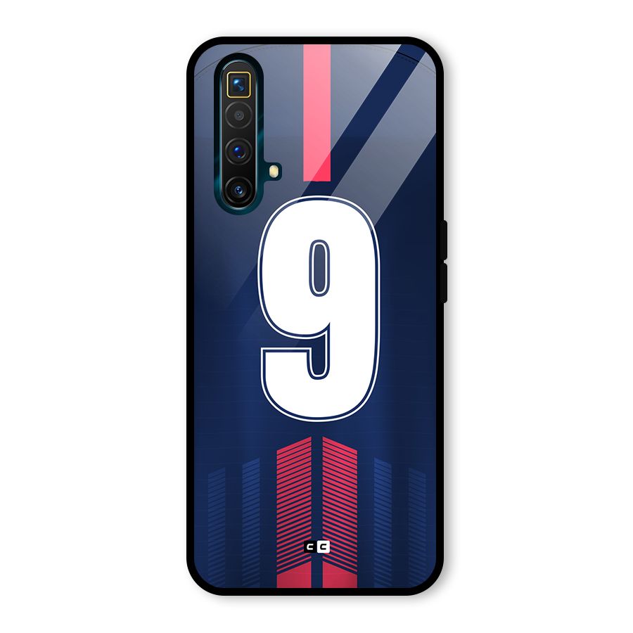 Jersy No 9 Glass Back Case for Realme X3