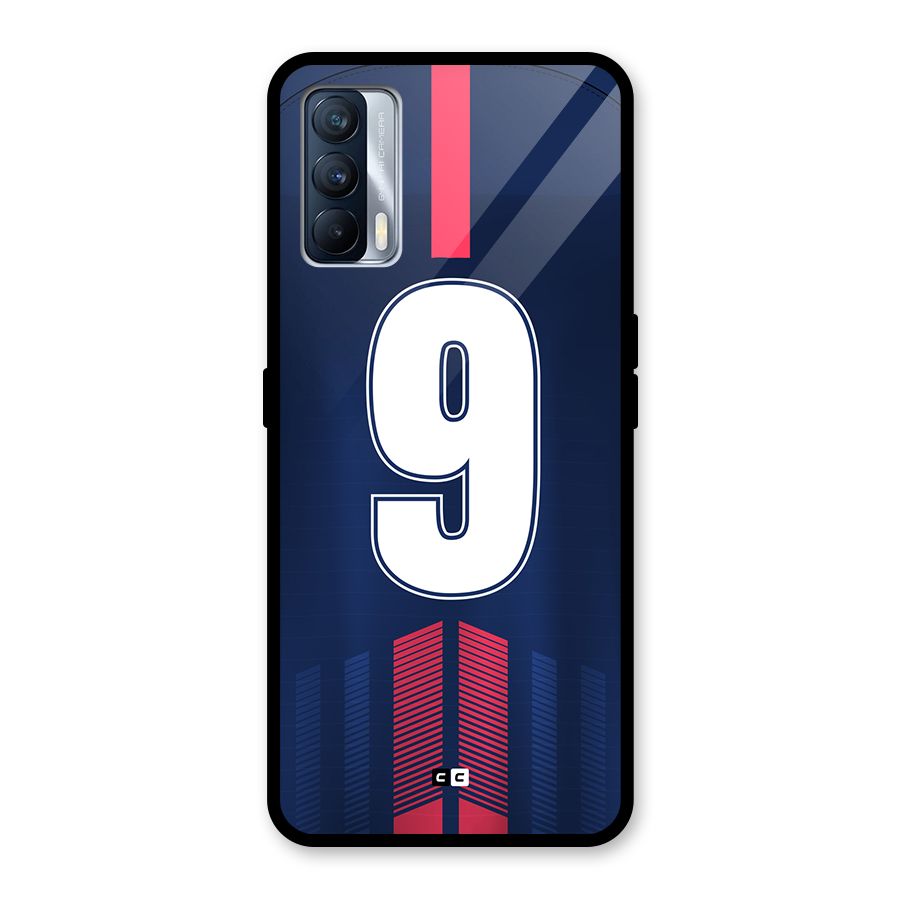 Jersy No 9 Glass Back Case for Realme X7