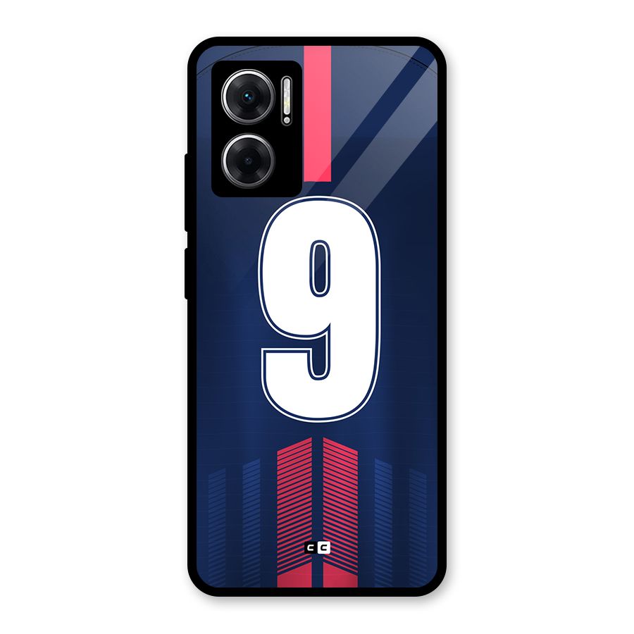 Jersy No 9 Glass Back Case for Redmi 11 Prime 5G