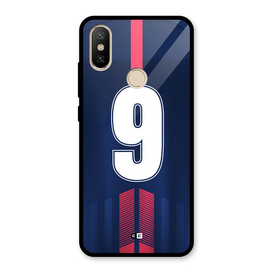 Jersy No 9 Glass Back Case for Redmi A1
