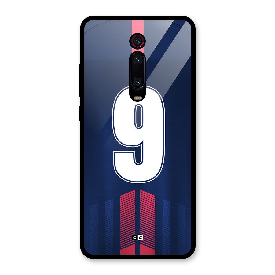Jersy No 9 Glass Back Case for Redmi K20