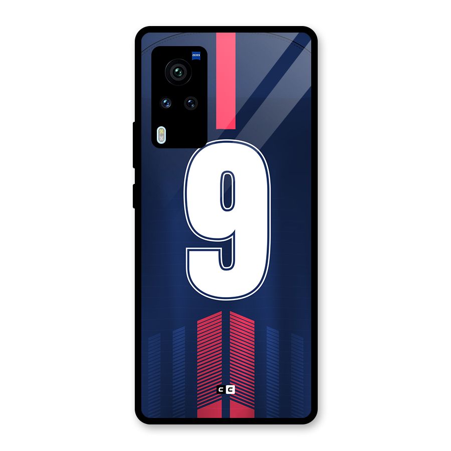 Jersy No 9 Glass Back Case for Vivo X60 Pro