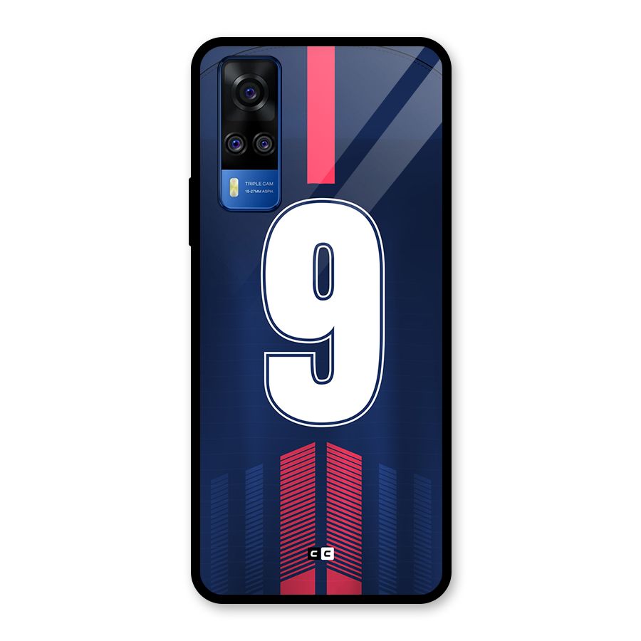 Jersy No 9 Glass Back Case for Vivo Y31