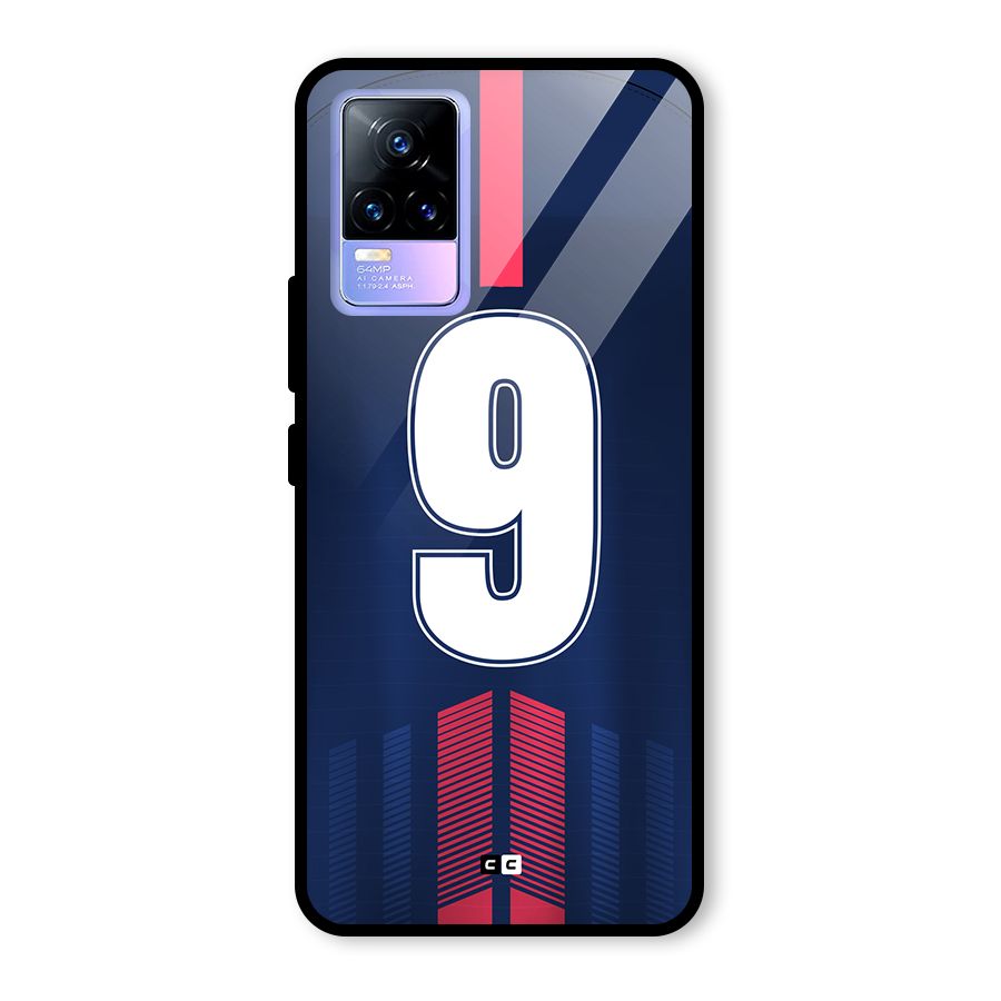 Jersy No 9 Glass Back Case for Vivo Y73