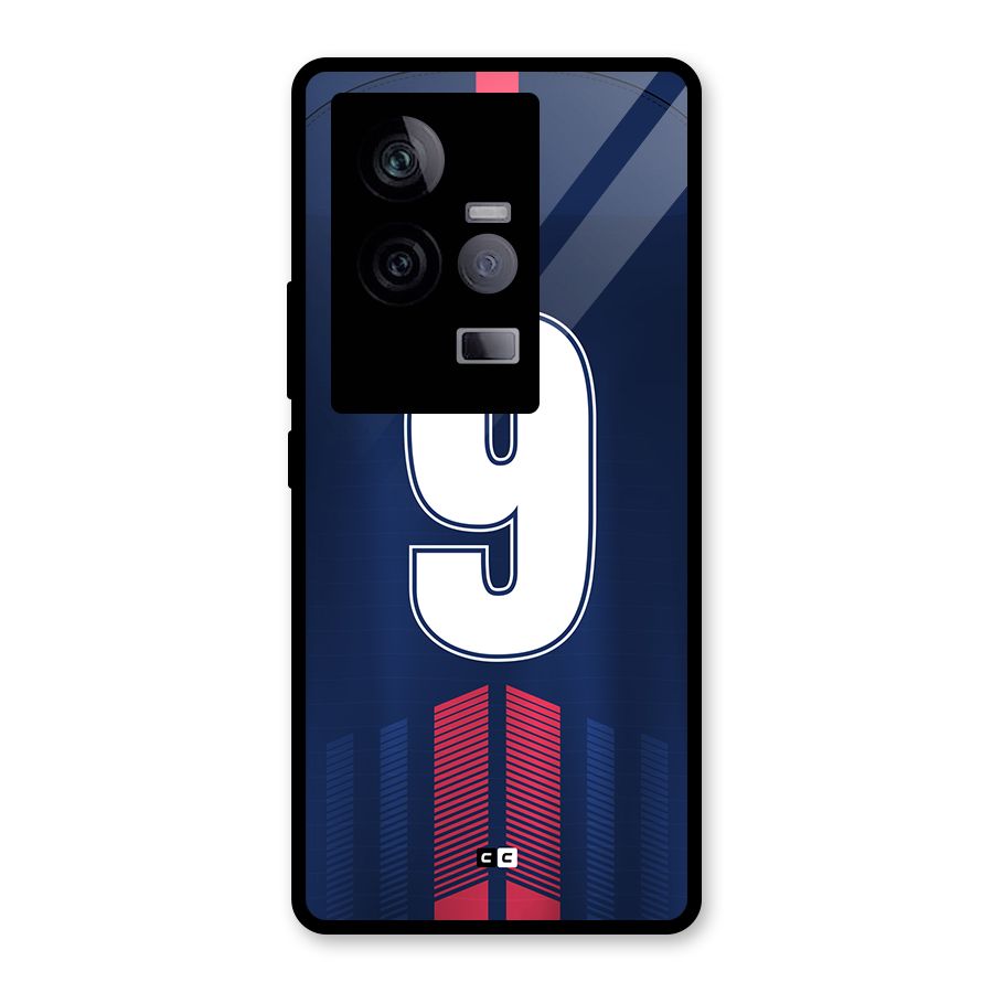 Jersy No 9 Glass Back Case for Vivo iQOO 11 5G